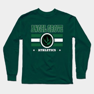 Angel Grove Athletics - Green Long Sleeve T-Shirt